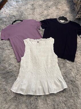 Bundle of THREE tops - Free Assembly and Scoop